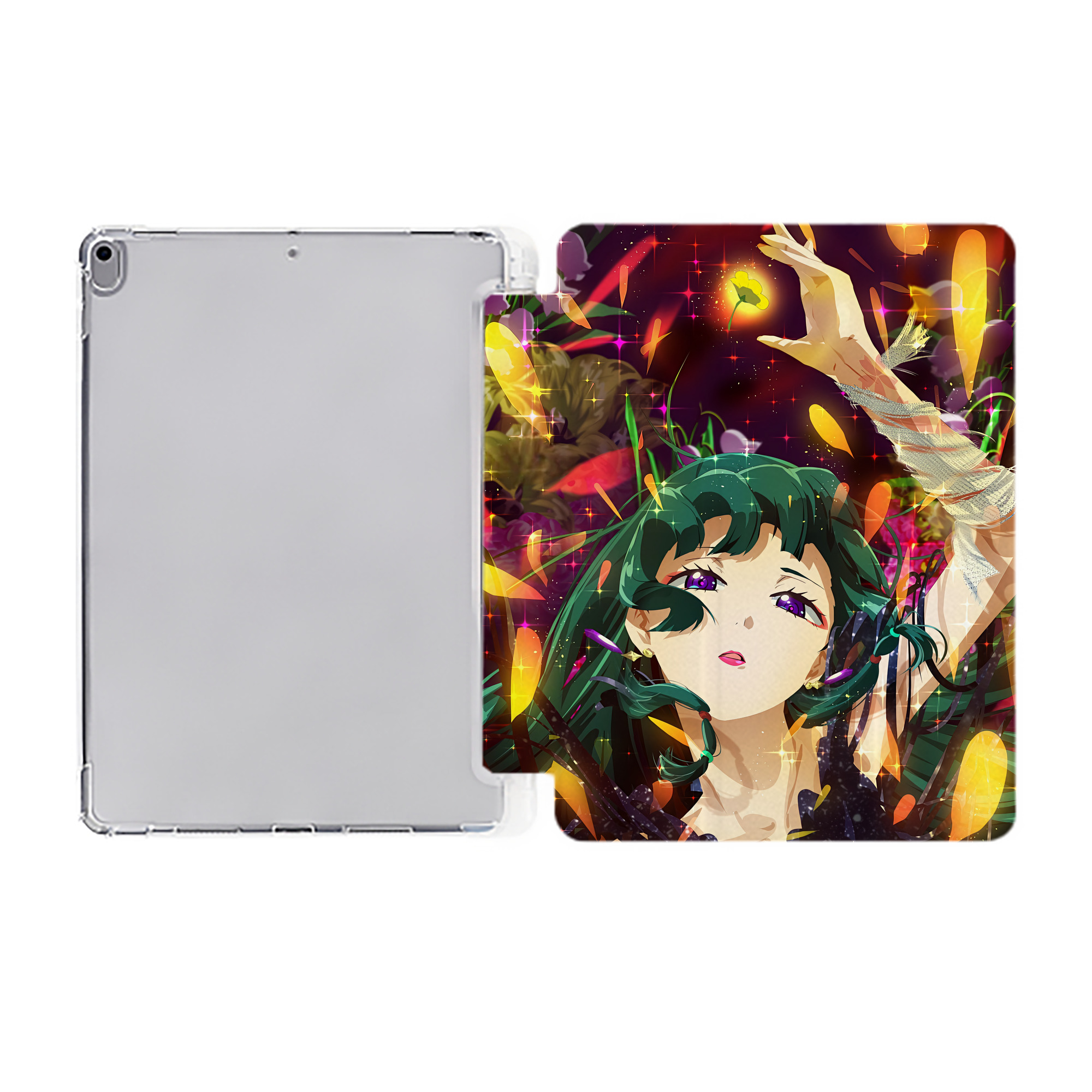 （画像用） 薬屋のひとりごと The Apothecary Diaries IPad ケース ペン収納付き 三つ折りスタンド PUレザー×シリコン 対応機種9.5/10.5/10.9インチ